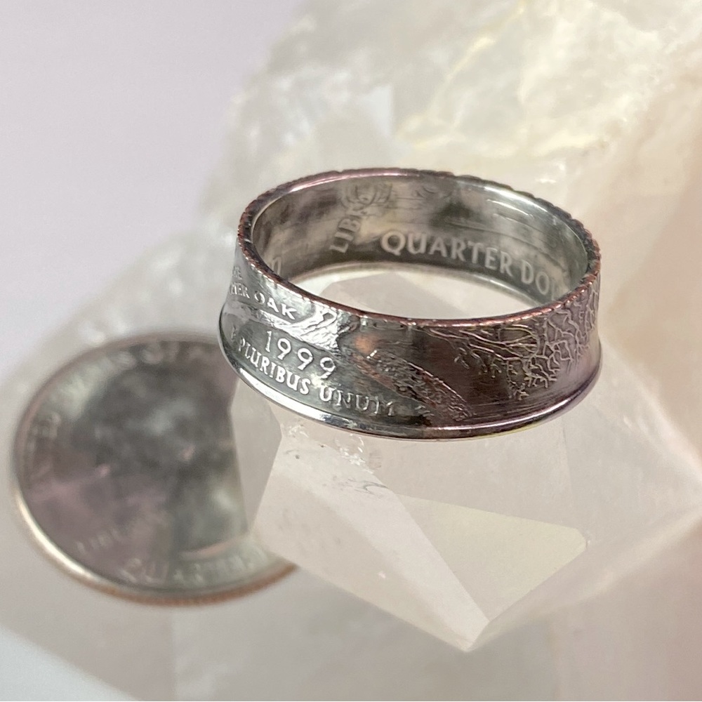 1999 Connecticut Quarter Coin Ring - Picture 4 of 7